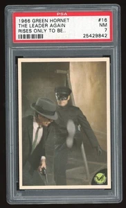 1966 Donruss Green Hornet #16 "The Leader Again Rises" Karte PSA 7 mit Bruce Lee - Bild 1 von 2