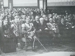 VECCHIA FOTO FOTOGRAFIA VINTAGE MILANO CONGRESSO SCIENZA 1931 PRINCIPE SAVOIA - Picture 1 of 3