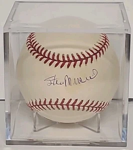 PSA/DNA STAN MUSIAL SINGLE SIGNED Autographed OFFICIAL ML Baseball HOF CARDINALS - Picture 1 of 13