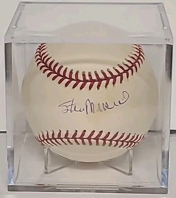 PSA/DNA STAN MUSIAL SINGLE SIGNED Autographed OFFICIAL ML Baseball HOF CARDINALS - Image 1 of 4