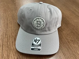 CAPPELLO BOSTON BRUINS 47 FOUNDATIONAL FRANCHISE LS GRIGIO L BERRETTO ADERENTE NUOVO 7 1/4 $42 - Foto 1 di 5