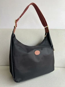 LONGCHAMP Le Pliage Shoulder Bag, Black Tote New From Japan - Picture 1 of 11