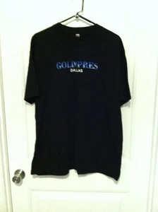 Camiseta negra Los Angeles Apparel para hombre 2xl "Gold Presidents Dallas" manga corta - Imagen 1 de 6