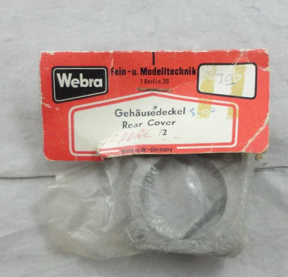 Webra WEB1020/2 Replacement Rear Cover for WEBRA .60 Nitro Engine 1020/2 - Image 1 of 1