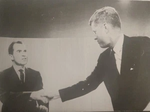 Rare Original JFK Richard Nixon News Press Photo President John F Kennedy 9x7 - Picture 1 of 5