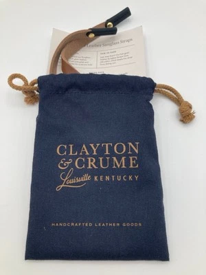Correas para gafas de sol de cuero originales Clayton & Crume con iniciales, aptas para el agua Foto 1 de 4