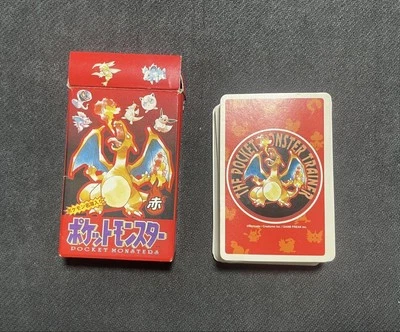 Nintendo Pokemon Poker Playing Cards 1996 Red Charizard Deck - Image 1 of 4