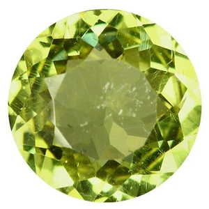 2.99 Ct Exceptional Perfect Round 9.4 MM 100% Natural Greenish Yellow Apatite - Imagen 1 de 4