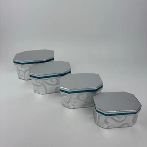 Stacking Nesting Christmas Decor Boxes Set Of 4 Good Preowned Condition - Picture 1 of 14