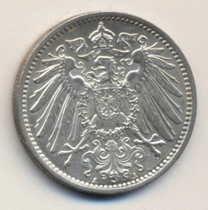 GERMANY 1mark, 1914A, BU - Picture 1 of 2