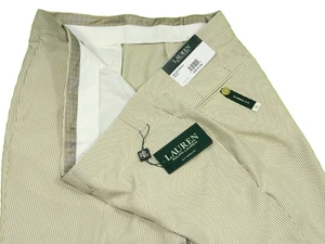 Herren Hose gestreift NEU Lauren Ralph Lauren Etikett 46/30 gemessen Größe 44x29 - Bild 1 von 5
