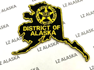 États-Unis SERVICE MARÉCHAL (USMS) DISTRICT DE L'ALASKA PATCH (PD13) - Photo 1/3