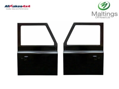 LAND ROVER DEFENDER FRONT DOORS DEFENDER FRONT DOORS LH + RH NEW BDA710020 / 30  - Image 1 of 2