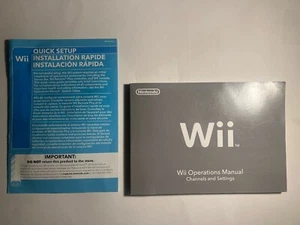 Nintendo Wii Operations Manual and Quick Setup Guide Used - Picture 1 of 5