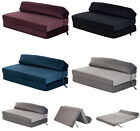 Double Size Velvet Z Bed Fold out Chair Bed Folding Futon Sofa Seat Guest Z Bed