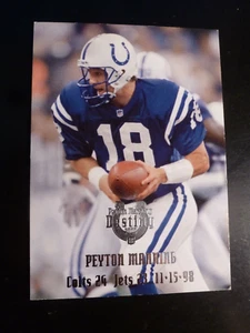 2000 Collectors Edge Peyton Manning HOF #PM 10, Indianapolis Colts EX - Picture 1 of 2