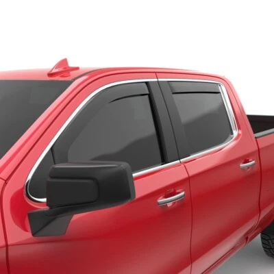 EGR 19-24 Fits Chevrolet Silverado Sierra 1500 Crew Cab In-Channel Window Visors Foto 1 de 4