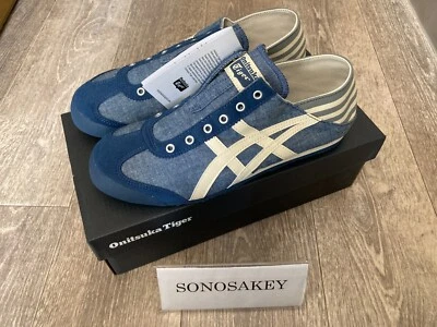 Onitsuka Tiger MEXICO 66 PARATY 1183C233 400 BLUE CHAMBRAY/NATURAL New in Box - Image 1 of 4