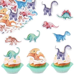 Dino Tortendeko Essbar50 St Essbare Tortendeko DinosaurierDino Kuchen Deko E... - Bild 1 von 8