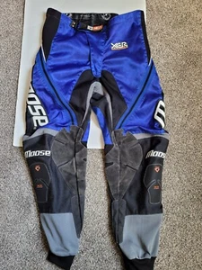 MOOSE RACING USA XCR Moto Cross Pants Men's Size 30 Blue And Black B3 - Picture 1 of 9