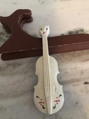 Guitarra Vintage Baby Rattle Juguete Azul 5""���� Foto 1 de 4