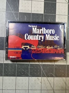 MARLBORO COUNTRY MUSIC THE BEST OF VOLUME 3 1988 CASSETTE TRAVIS STRAIT HaggarD - Picture 1 of 2