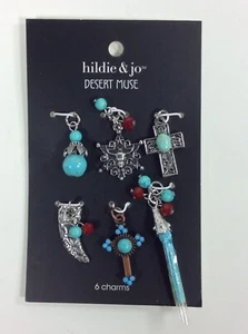 NEW Southwest Style 6-pc Charms - Desert Muse By Hildie & Jo - Picture 1 of 2