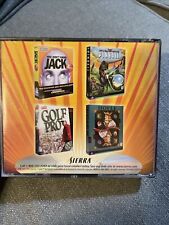 Rare 1998 GamePak 4 PC Games Golf Pinball Hoyle You Don't know jack by Sierra