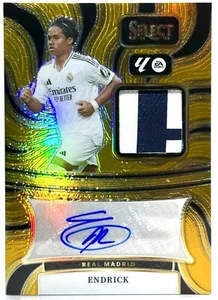 ENDRICK #/10 AUTO PATCH GOLD 2024-25 Panini LA LIGA SELECT REAL MADRID 🔥🔥 - Imagen 1 de 2