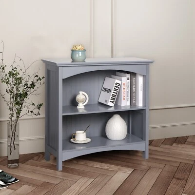 Estantería para libros eHemco de 2 niveles con 2 soportes arqueados, 29 pulgadas (coleccionable) Foto 1 de 2