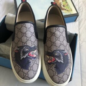 Gucci Wolf Shoes Size US 10.5 Mens Authentic