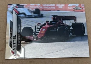 2020 Topps Chrome Formula 1 #23 Sebastian Vettel Ferrari Car - Picture 1 of 2