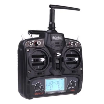 Radiocomando Walkera Devo 7 - 7 Canali 2.4 Ghz Mode 1 Gas A Destra - Immagine 1 di 3