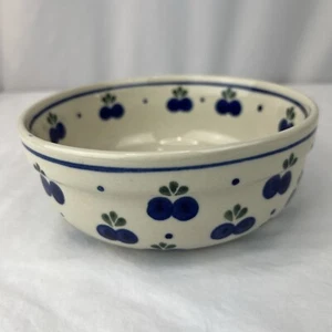 Boleslawiec Polish Pottery Wild Blueberry 7" Serving Bowl - Picture 1 of 15
