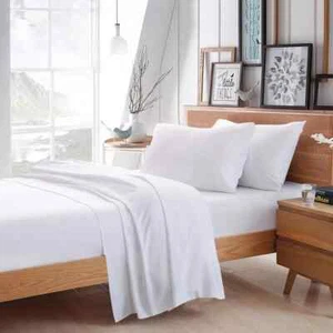 1000 TC 100%EgyptianCotton Hotel Bedding's Set White Solid AU Single/Double Size - Picture 1 of 5