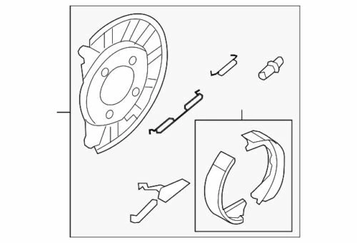 Freno trasero Asy 8C2Z-2209-B OEM NUEVO Ford 2008-2014 E-150 E-250 E-350 Super Duty Foto 1 de 2
