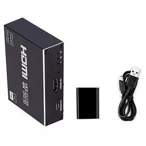 1X3 1 In 3 Out HDMI Splitter HD 2160P 4K 2K@30Hz 4 Port Box Hub Adapater DC 5V - Picture 1 of 12