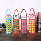 Knitted Cup Sleeve Pouch Reusable Water Bottle Bag  Water Bottle Accessories