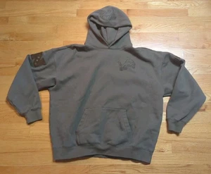 Pro Standard NFL Detroit Lions Neutral Men's XL Pullover Hoodie Dark Taupe - Picture 1 of 24