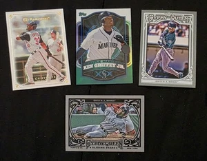 Ken Griffey Jr. - 4 Card Lot - Seattle Mariners - Cincinnati Reds - HOF - Picture 1 of 6