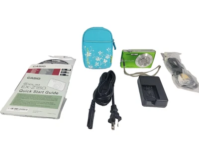 Cámara digital Casio EXILIM EX-Z150 8,1 MP 4x zoom óptico y tarjeta de 4 GB, paquete Foto 1 de 4