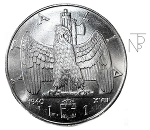 Savoia-Vittorio Emanuele III (1 Lira 1940 XVIIII) 4 Astine-FDC. - Picture 1 of 12