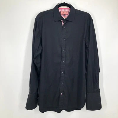 THOMAS PINK Jermyn Street LONDON Classic Black Dress Shirt Men's 16-34.5 - Image 1 of 4