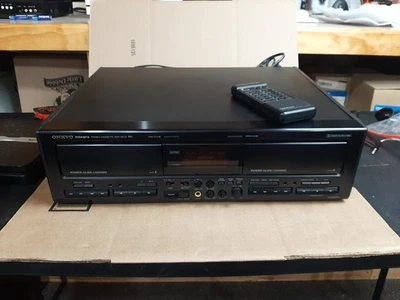 Onkyo Integra TA-RW909 Estéreo Doble Cassette Tape Deck con Control Remoto Onkyo RC-232K Foto 1 de 4