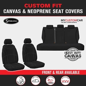 LAND ROVER FREELANDER 2 Custom Fit Seat Covers Front OR Rear,Neoprene OR Canvas - Picture 1 of 16