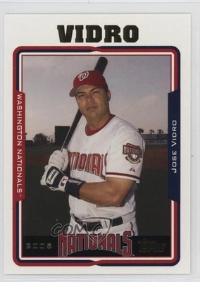 2005 Topps Washington Nationals Box Set Jose Vidro #2 - Image 1 of 2