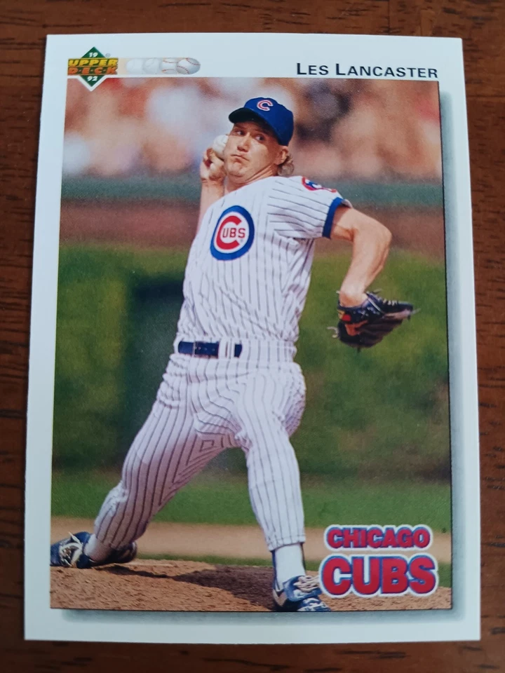 LES LANCASTER CHICAGO CUBS 1992 UPPER DECK BASEBALL CARD #481 - Image 1 of 1