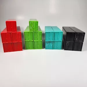 HO Scale Plastic Truck Trailers In Multiple Colors w/ Opening Doors - Picture 1 of 11