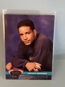 JA2512 1991 Stadium Club Manny Ramirez #146 RC Cleveland Indians - Picture 1 of 4