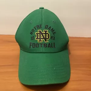 Notre Dame Fighting Irish Under Armour Mens Green Embroidered Adjustable Hat - Picture 1 of 6